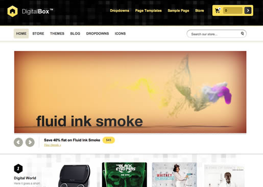 DigitalBox - Best Ecommerce WordPress Theme 2012