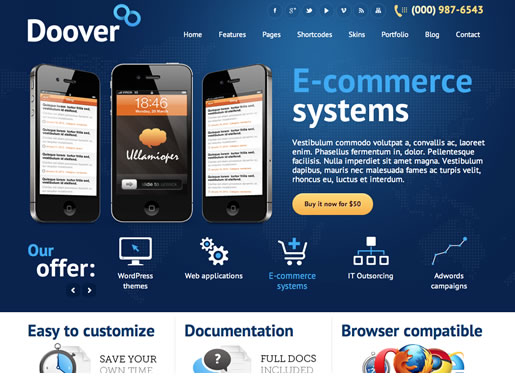 Doover - Best Business WordPress Theme 2012