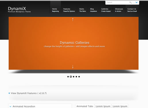 Dynamix - Best BuddyPress WordPress Theme 2012