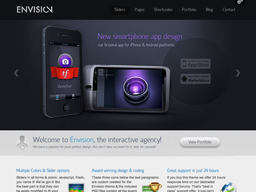 Envision - Best Business WordPress Theme 2012