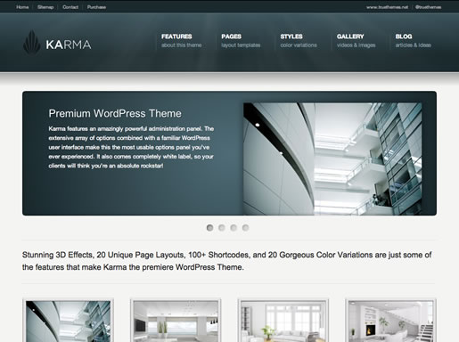 Karma - Best Business WordPress Theme 2012