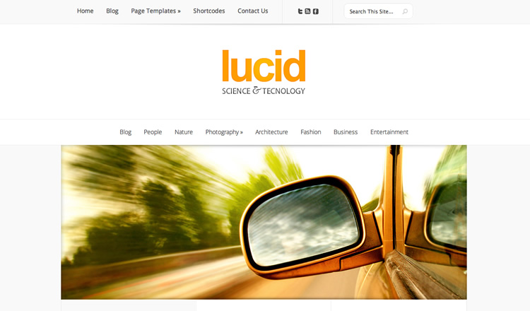 Lucid - Best Responsive WordPress Theme 2012