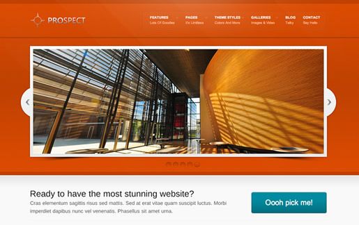 Prospect - Best Free WordPress Theme 2012
