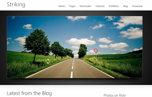 Striking - Best HTML5 WordPress Theme 2012