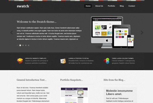 Swatch - Best Free WordPress Theme 2012