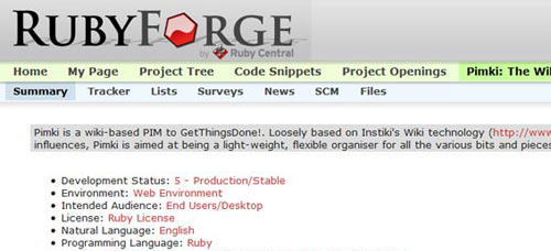 http://pimki.rubyforge.org/ http://pimki.rubyforge.org/