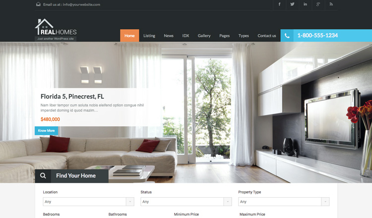Real Homes - Best Real Estate WordPress Theme 2021