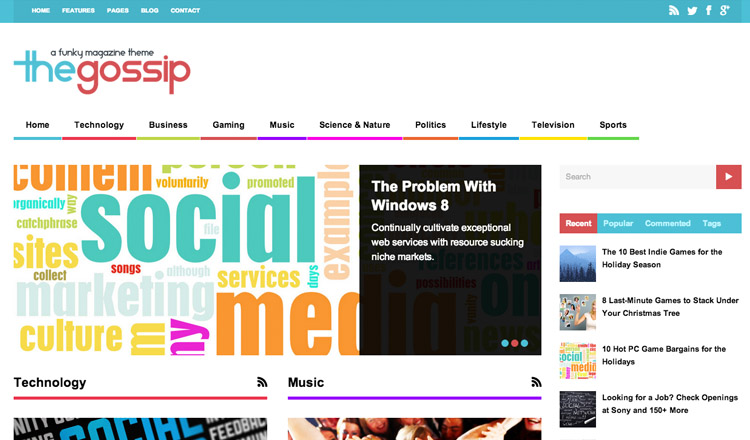 The Gossip - Best Magazine WordPress Theme 2021