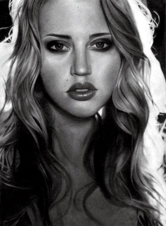 45 Realistic Colored and Black and White Pencil Portrait